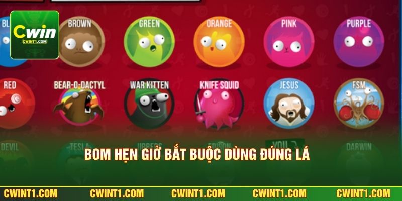 Bom hẹn giờ bắt buộc dùng đúng lá